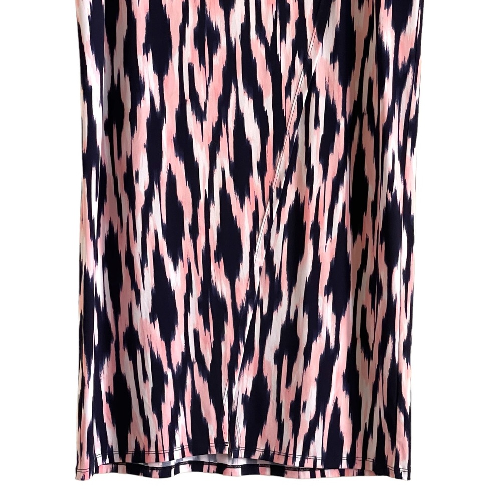 MICHAEL Michael Kors navy, pink & white tulip split maxi skirt - Picture 3 of 10